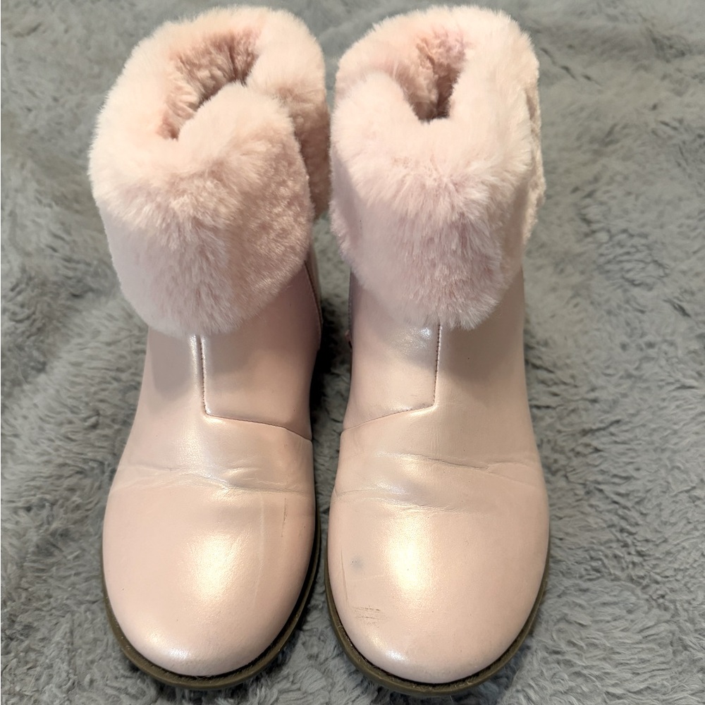 Gymboree size 2 pink shimmery dress boots